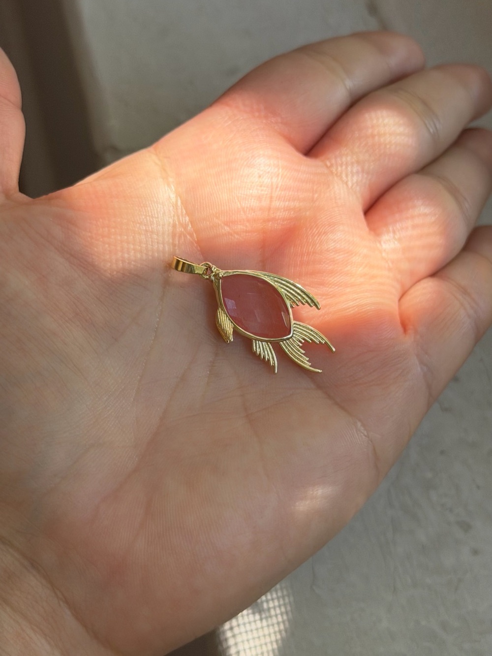 Gold Fish Pendant - Picture 2 of 4